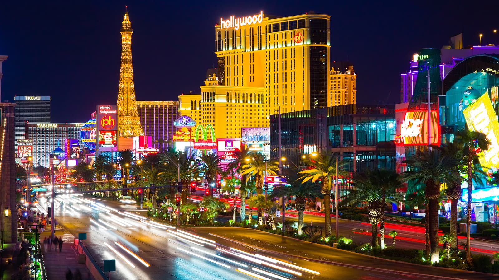 Las Vegas Strip at night